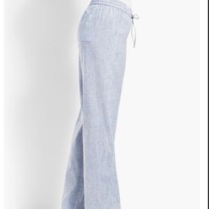 Talbots Striped Wide Leg Pants